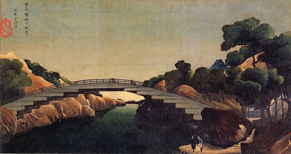 甲州猿橋之眺望